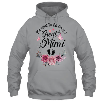 Blessed To Be Called Mimi Floral Mimi Mothers Day Shirt & Tank Top | teecentury