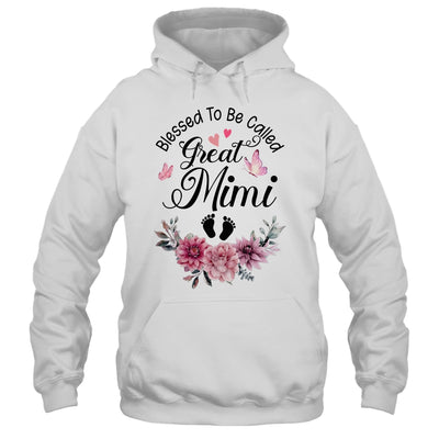 Blessed To Be Called Mimi Floral Mimi Mothers Day Shirt & Tank Top | teecentury