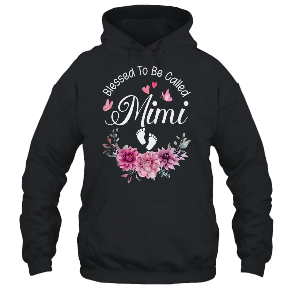 Blessed To Be Called Mimi Women Floral Decor Mimi Shirt & Tank Top | teecentury