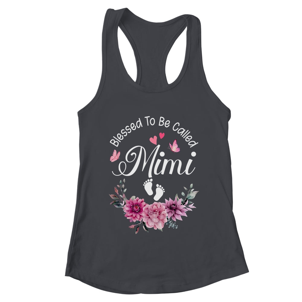 Blessed To Be Called Mimi Women Floral Decor Mimi Shirt & Tank Top | teecentury