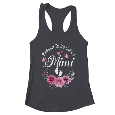 Blessed To Be Called Mimi Women Floral Decor Mimi Shirt & Tank Top | teecentury