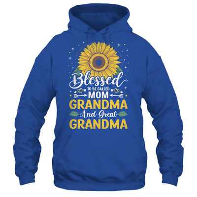 Blessed To Be Called Mom Grandma Great Grandma Mother's Day Sunflower Shirt & Tank Top | teecentury