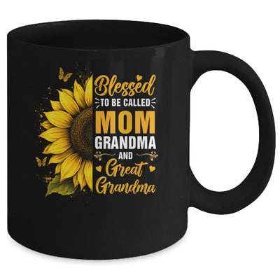 Blessed To Be Called Mom Grandma Great Grandma Mother's Day Women Mug | teecentury