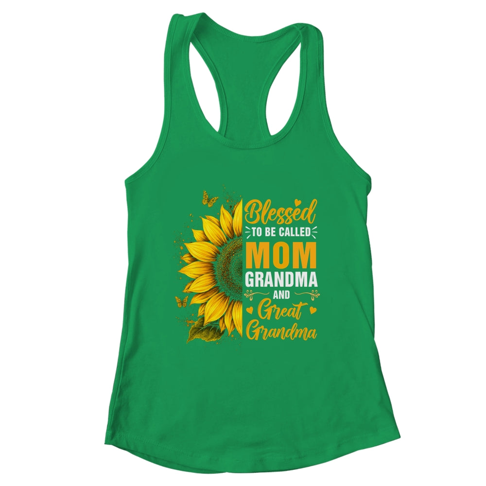 Blessed To Be Called Mom Grandma Great Grandma Mother's Day Women Shirt & Tank Top | teecentury