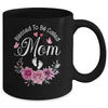 Blessed To Be Called Mom Women Floral Decor Mom Mug | teecentury