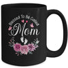 Blessed To Be Called Mom Women Floral Decor Mom Mug | teecentury