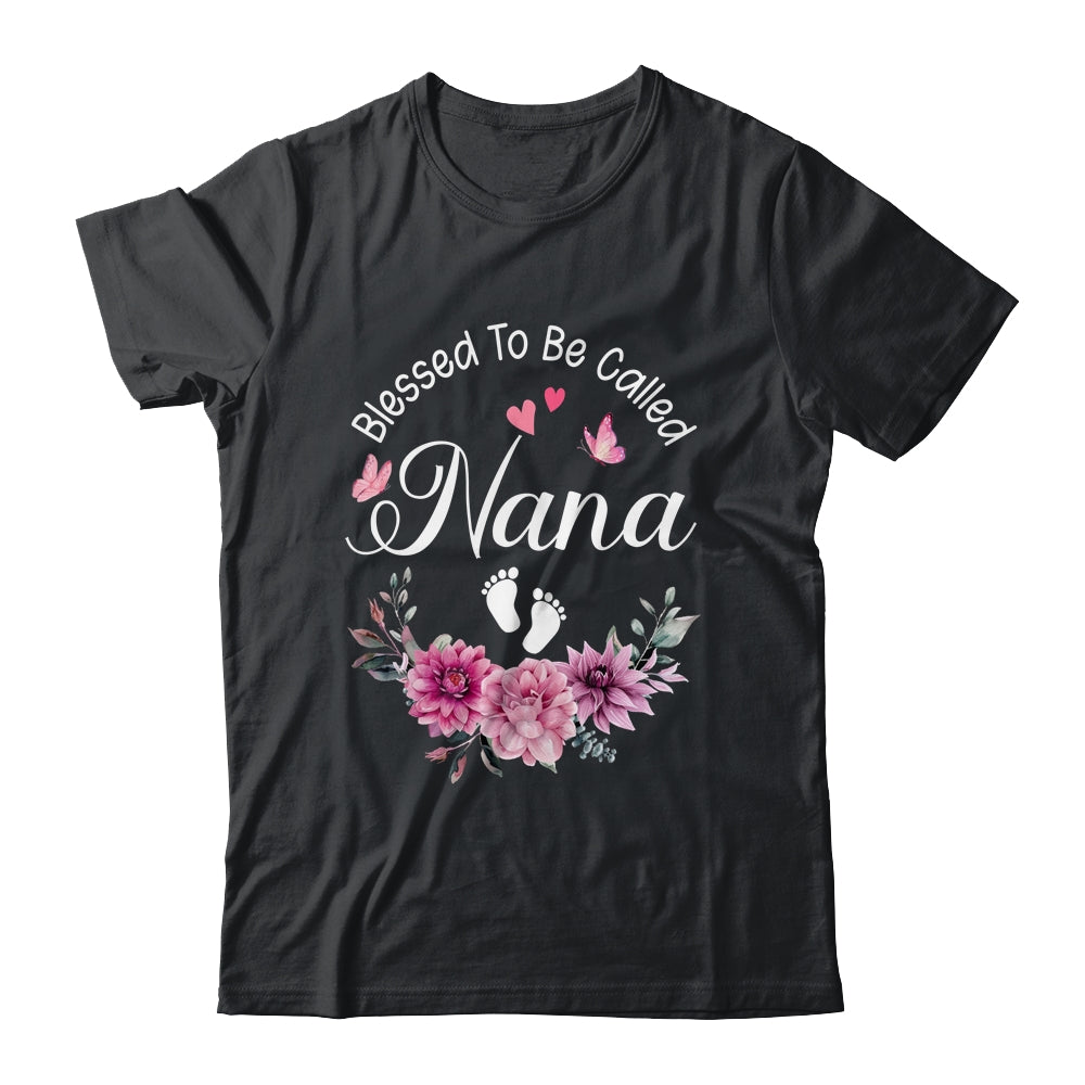 Blessed To Be Called Nana Women Floral Decor Nana Shirt & Tank Top | teecentury