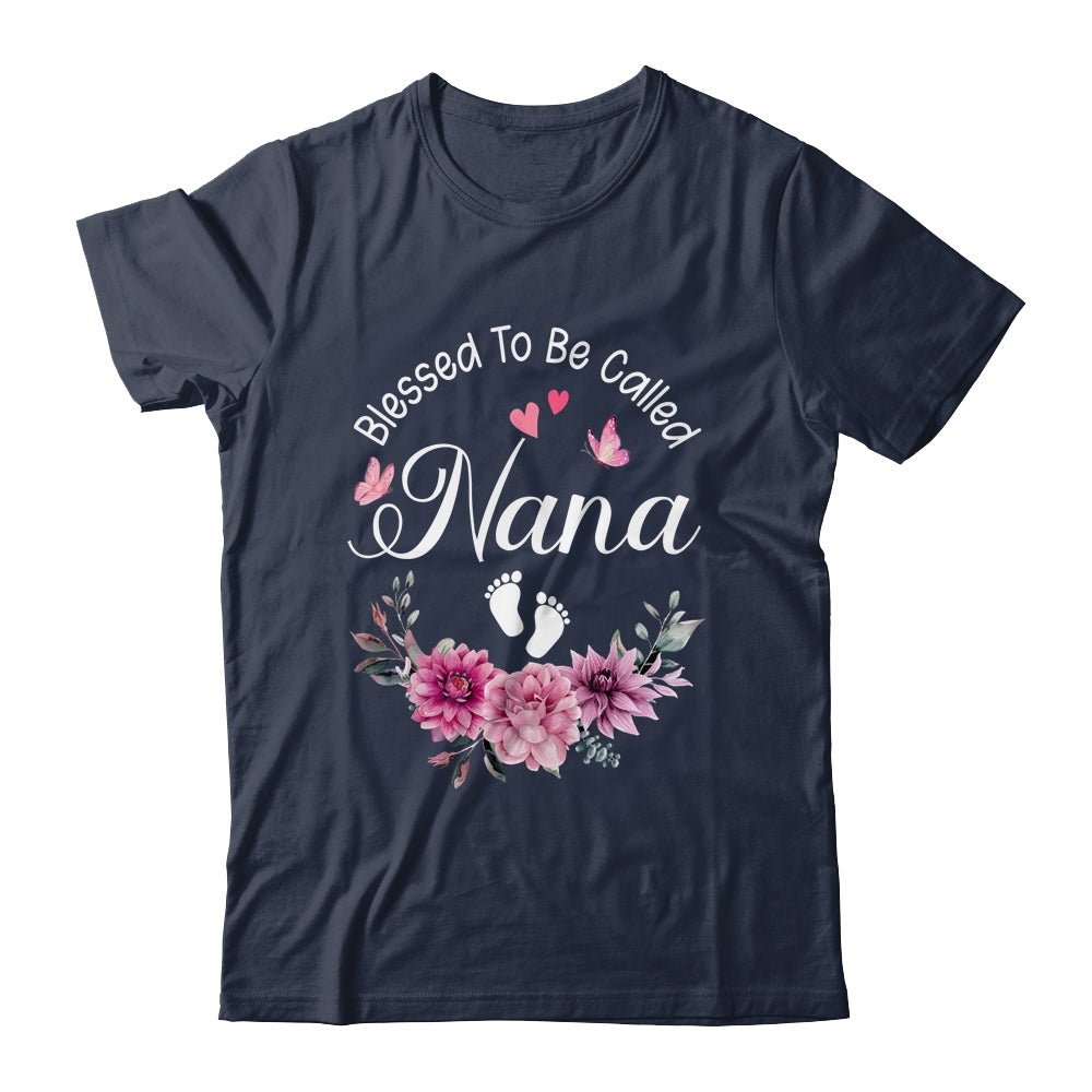 Blessed To Be Called Nana Women Floral Decor Nana Shirt & Tank Top | teecentury