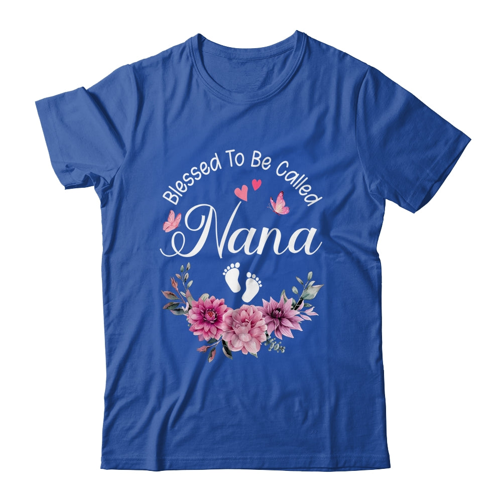Blessed To Be Called Nana Women Floral Decor Nana Shirt & Tank Top | teecentury