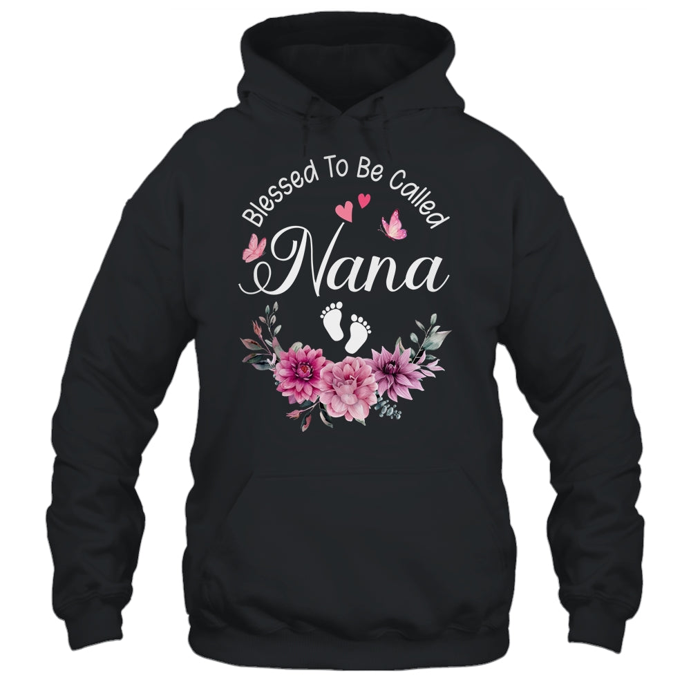 Blessed To Be Called Nana Women Floral Decor Nana Shirt & Tank Top | teecentury