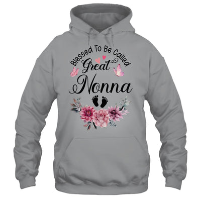 Blessed To Be Called Nonna Floral Nonna Mothers Day Shirt & Tank Top | teecentury
