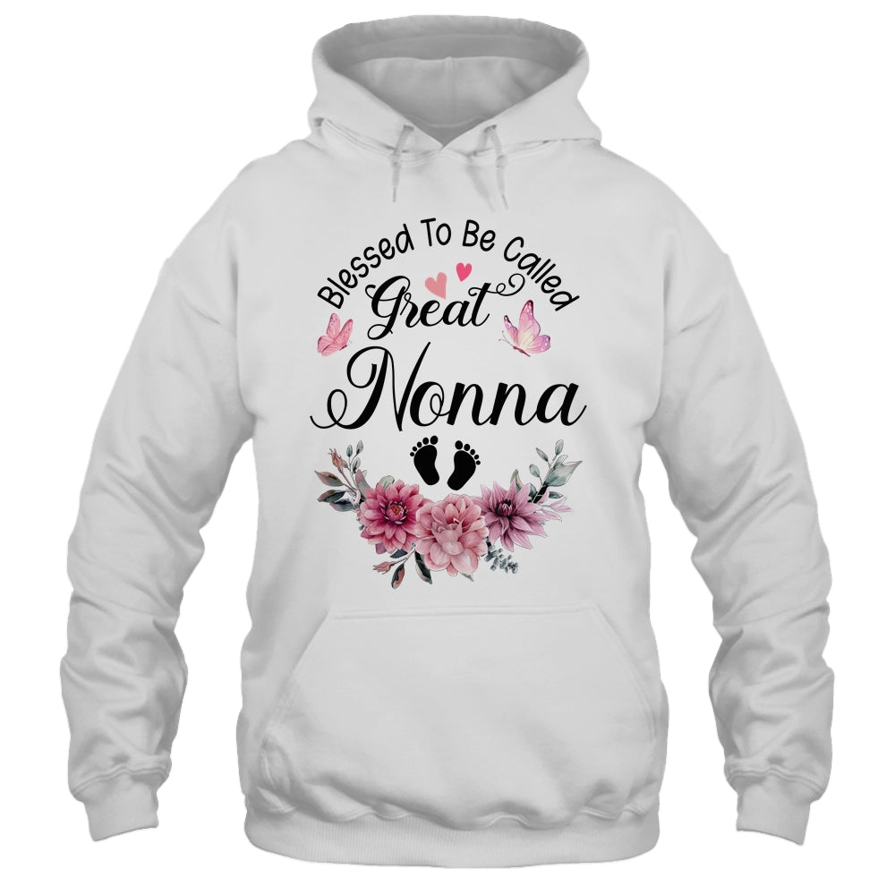Blessed To Be Called Nonna Floral Nonna Mothers Day Shirt & Tank Top | teecentury