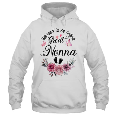 Blessed To Be Called Nonna Floral Nonna Mothers Day Shirt & Tank Top | teecentury