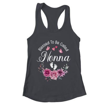 Blessed To Be Called Nonna Women Floral Decor Nonna Shirt & Tank Top | teecentury