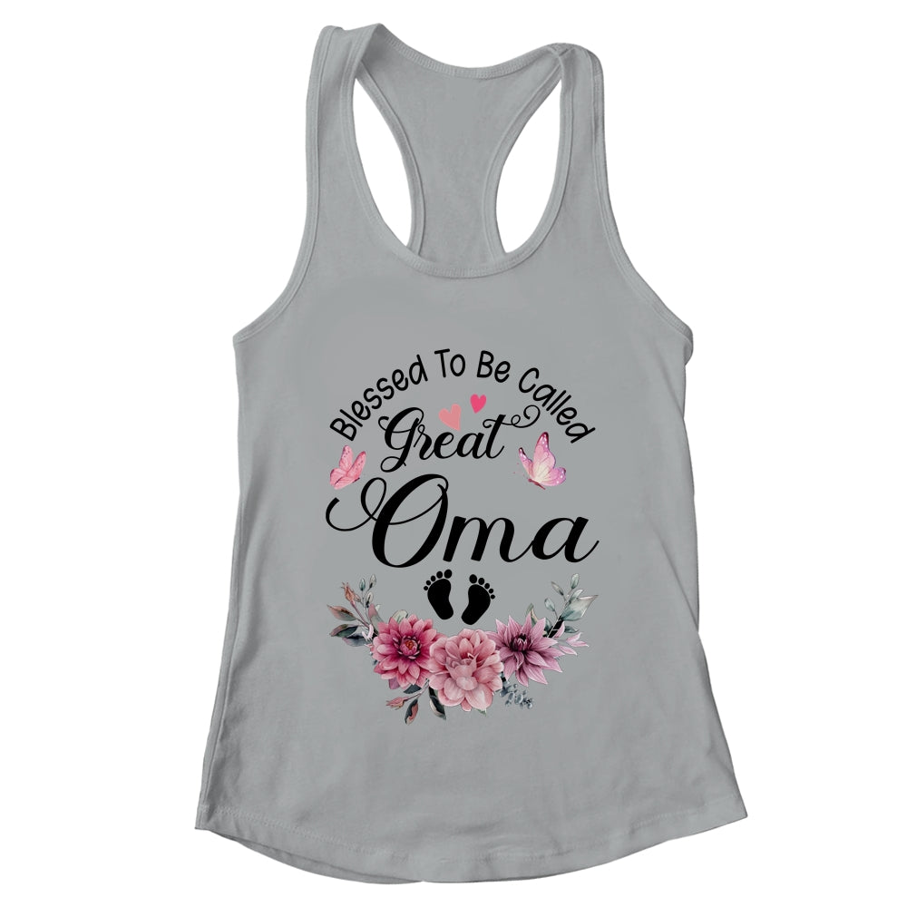 Blessed To Be Called Oma Floral Oma Mothers Day Shirt & Tank Top | teecentury