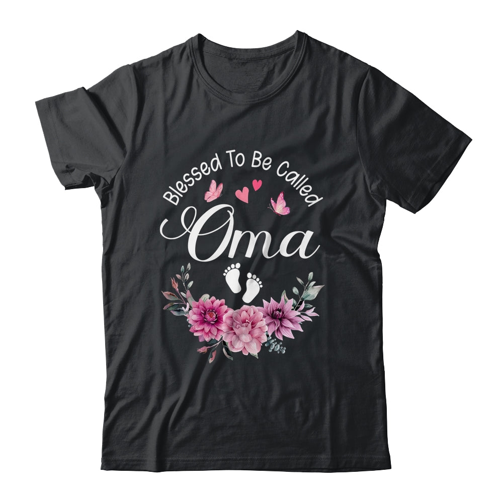 Blessed To Be Called Oma Women Floral Decor Oma Shirt & Tank Top | teecentury