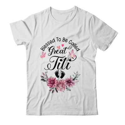 Blessed To Be Called Titi Floral Titi Mothers Day Shirt & Tank Top | teecentury