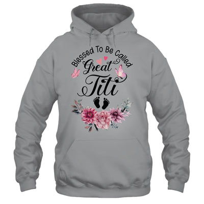Blessed To Be Called Titi Floral Titi Mothers Day Shirt & Tank Top | teecentury