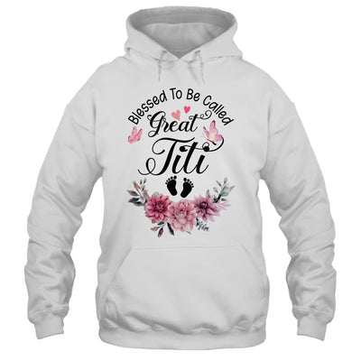 Blessed To Be Called Titi Floral Titi Mothers Day Shirt & Tank Top | teecentury