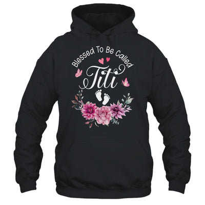 Blessed To Be Called Titi Women Floral Decor Titi Shirt & Tank Top | teecentury