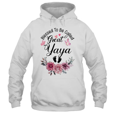 Blessed To Be Called Yaya Floral Yaya Mothers Day Shirt & Tank Top | teecentury
