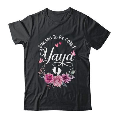 Blessed To Be Called Yaya Women Floral Decor Yaya Shirt & Tank Top | teecentury