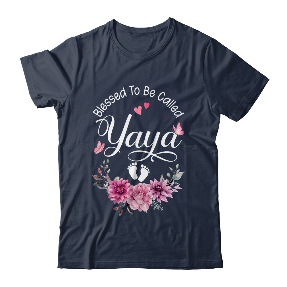 Blessed To Be Called Yaya Women Floral Decor Yaya Shirt & Tank Top | teecentury