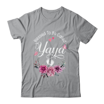 Blessed To Be Called Yaya Women Floral Decor Yaya Shirt & Tank Top | teecentury