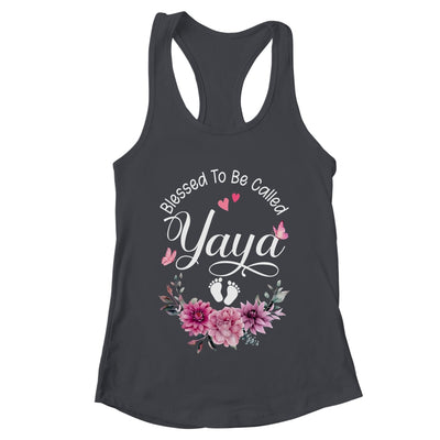Blessed To Be Called Yaya Women Floral Decor Yaya Shirt & Tank Top | teecentury