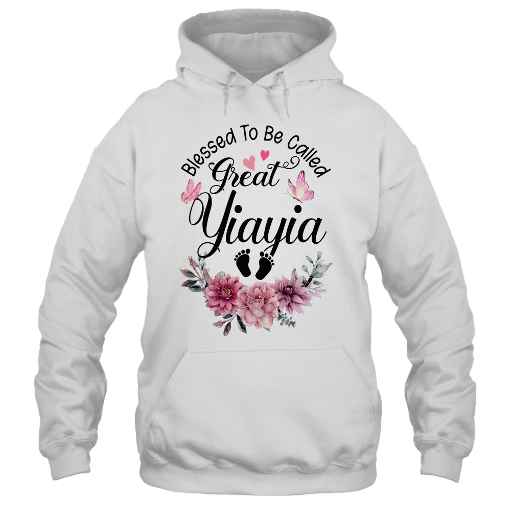 Blessed To Be Called Yiayia Floral Yiayia Mothers Day Shirt & Tank Top | teecentury