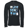 Blue Coquette Bow Cute Teeth Dentist Squad Dental Assistant Shirt & Hoodie | teecentury