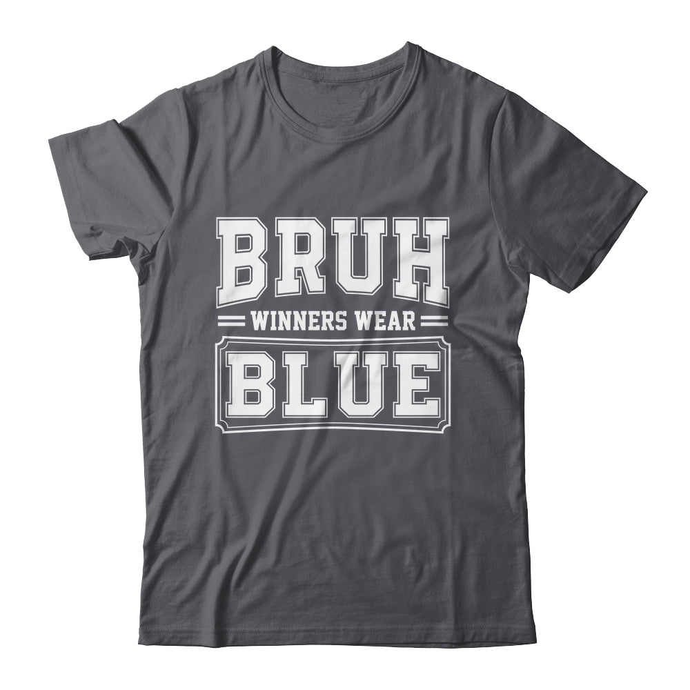 Blue Field Day Team Spirit Bruh Winners Wear Blue Shirt & Hoodie | teecentury