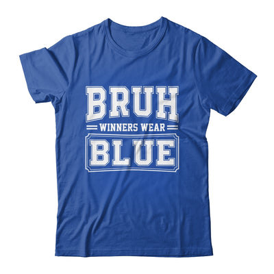 Blue Field Day Team Spirit Bruh Winners Wear Blue Shirt & Hoodie | teecentury