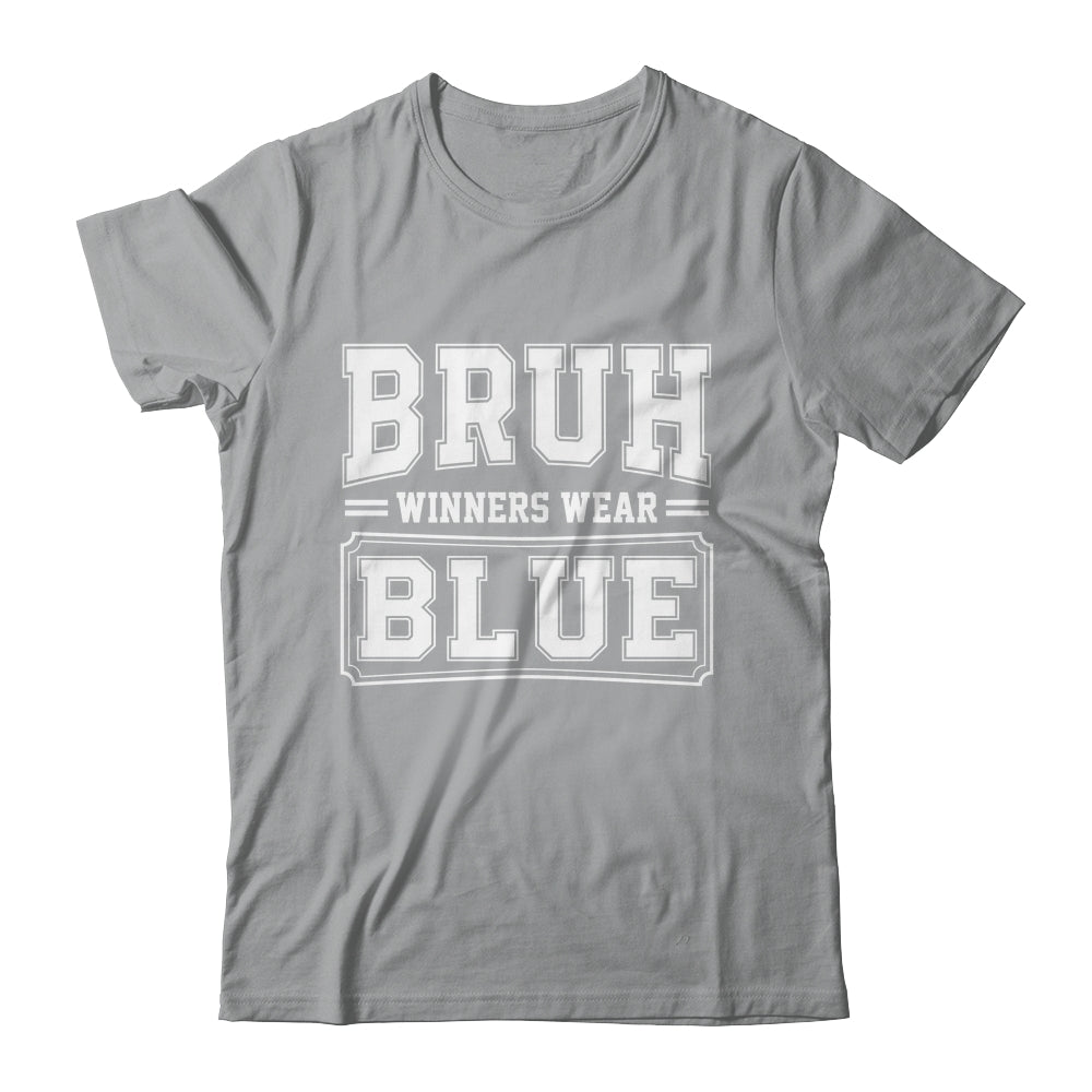 Blue Field Day Team Spirit Bruh Winners Wear Blue Shirt & Hoodie | teecentury