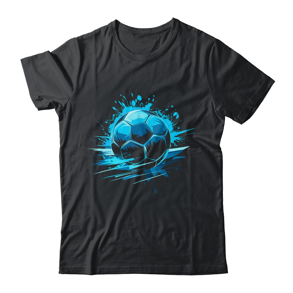 Blue Soccer Player Sport For Boys Mens Ball Soccer Girls Kids Shirt & Hoodie | teecentury