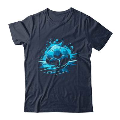 Blue Soccer Player Sport For Boys Mens Ball Soccer Girls Kids Shirt & Hoodie | teecentury