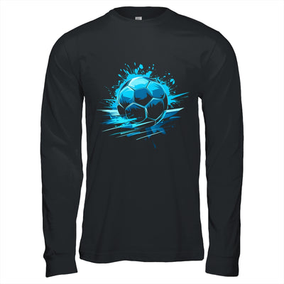 Blue Soccer Player Sport For Boys Mens Ball Soccer Girls Kids Shirt & Hoodie | teecentury