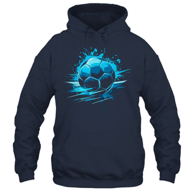 Blue Soccer Player Sport For Boys Mens Ball Soccer Girls Kids Shirt & Hoodie | teecentury