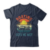 Boating Gets Me Wet Funny Pontoon For Men Women Boat Party Shirt & Tank Top | teecentury