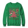 Boho Floral Christmas Tree Pink Christmas Xmas Girls Women Shirt & Sweatshirt | teecentury