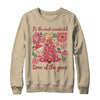 Boho Floral Christmas Tree Pink Christmas Xmas Girls Women Shirt & Sweatshirt | teecentury