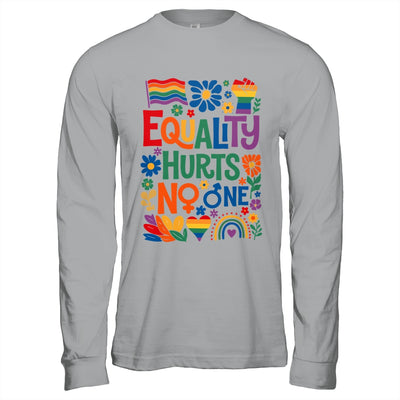Boho Floral Equality Hurts No One Support LGBTQ Pride Month Shirt & Hoodie | teecentury