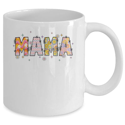 Boho Floral Mama Mothers Day Funny Mom Adjectives Abstract Mug | teecentury