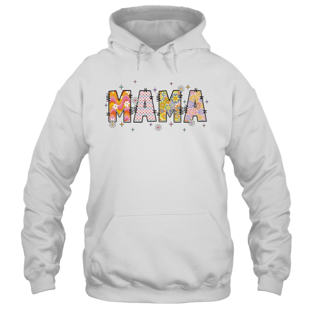 Boho Floral Mama Mothers Day Funny Mom Adjectives Abstract Shirt & Tank Top | teecentury