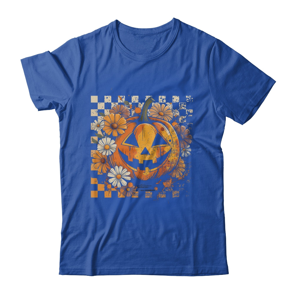 Boho Floral Pumpkin Halloween Thanksgiving Autumn Fall Shirt & Hoodie | teecentury