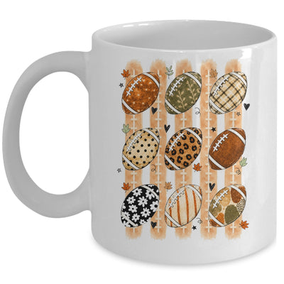 Boho Football Fall Preppy Pumpkin Cute Coquette Autumn Women Mug | teecentury