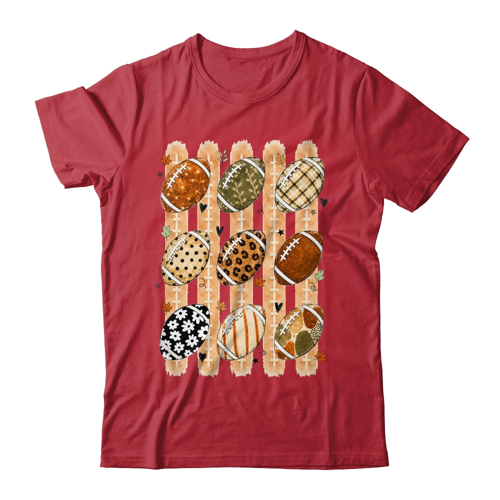 Boho Football Fall Preppy Pumpkin Cute Coquette Autumn Women Shirt & Sweatshirt | teecentury