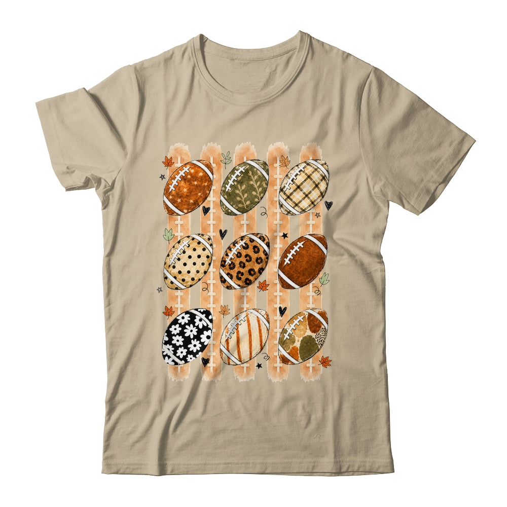 Boho Football Fall Preppy Pumpkin Cute Coquette Autumn Women Shirt & Sweatshirt | teecentury