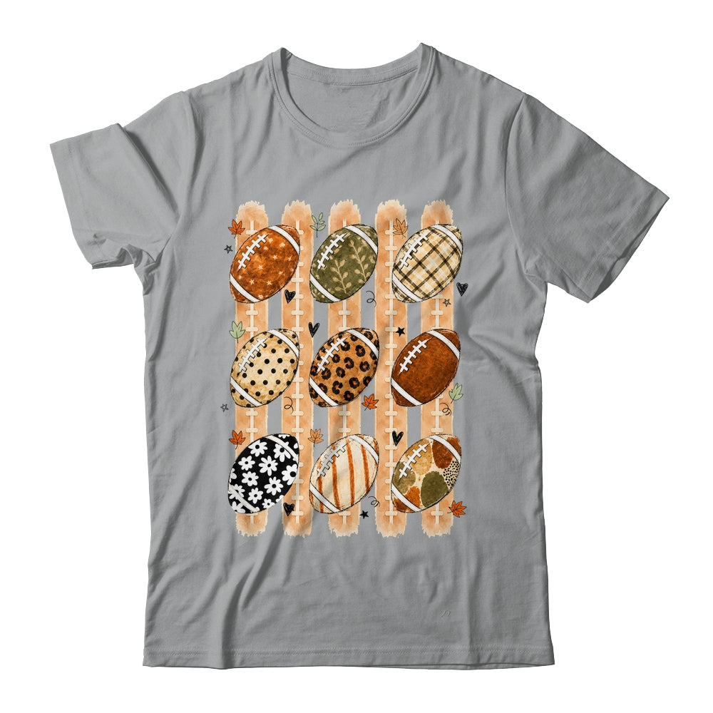 Boho Football Fall Preppy Pumpkin Cute Coquette Autumn Women Shirt & Sweatshirt | teecentury