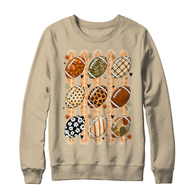 Boho Football Fall Preppy Pumpkin Cute Coquette Autumn Women Shirt & Sweatshirt | teecentury